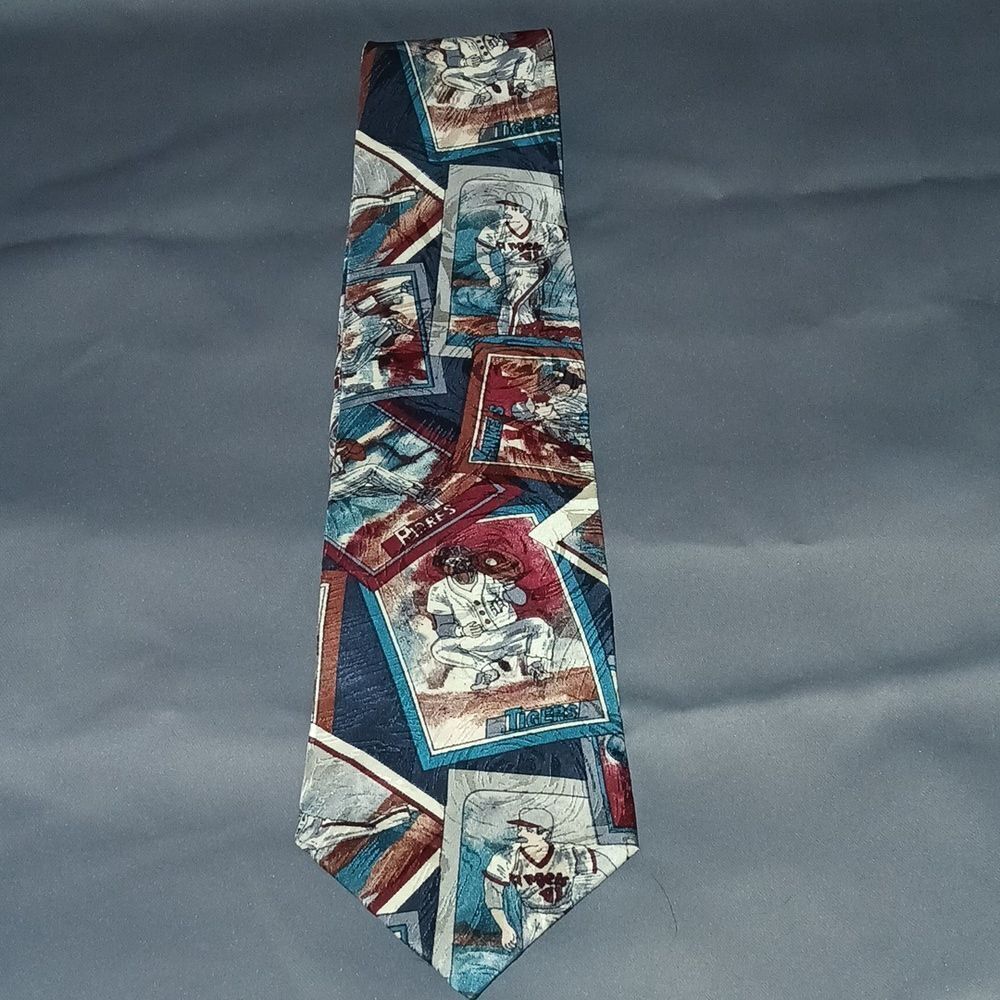 Zianetti Italian Silk Collection baseball tie Padres, Tigers, Angels, Yankees